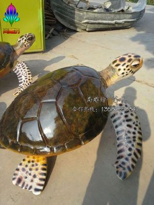 海洋梦境 仿生海洋生物玻璃钢雕塑的艺术魅力